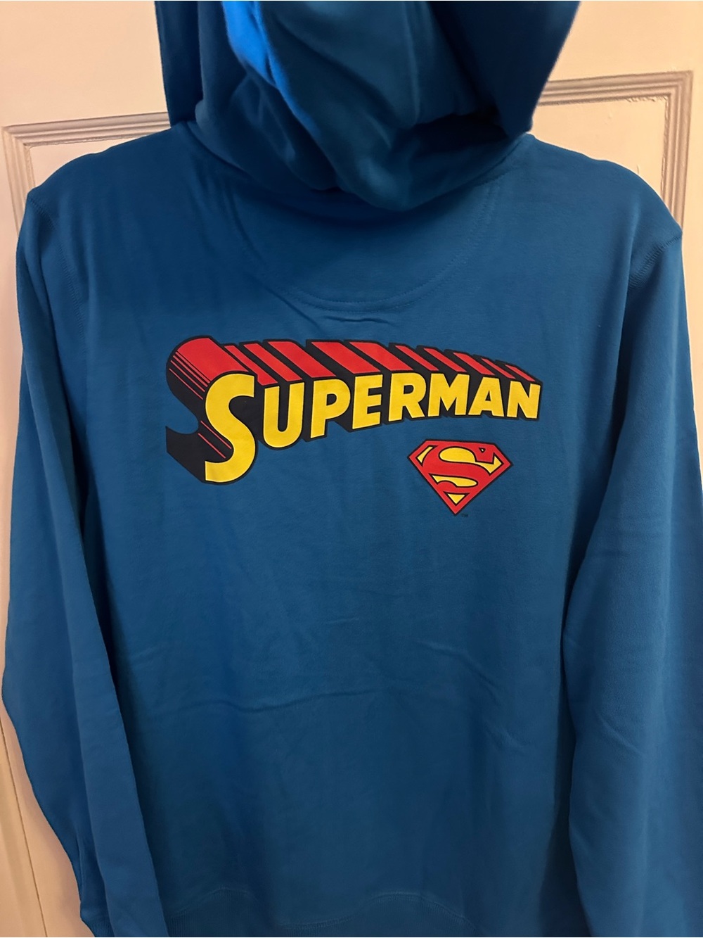 Superman Logo Blue Men's Hoodie 2XL Sweatshirt